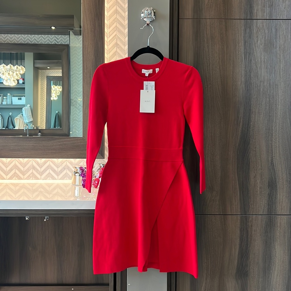 ALC red dress NWT